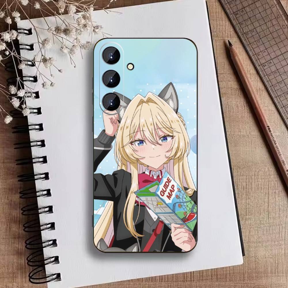 Watanare Anime Phone Case For Samsung Galaxy A73,A21s,A22,A31,A52,A53,A71,A41Soft Black Shell