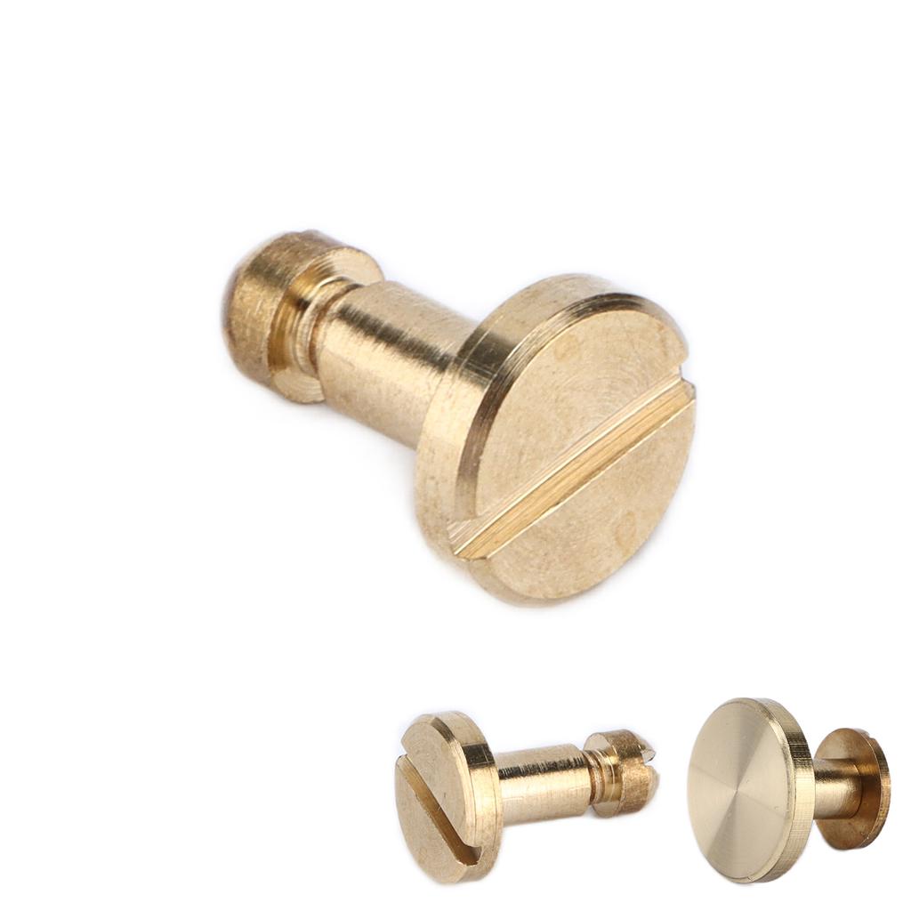 10 Sets Book Binding Screw Easily Binding Disassemble Sturdy DIY Ledger Rivets for Leather Crafts Le