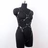 Women's SM Alternative Binding Props Adult Sex Toys Leather Binding Clothes Eyemask Collar Set Leather Strap Bondage Gear