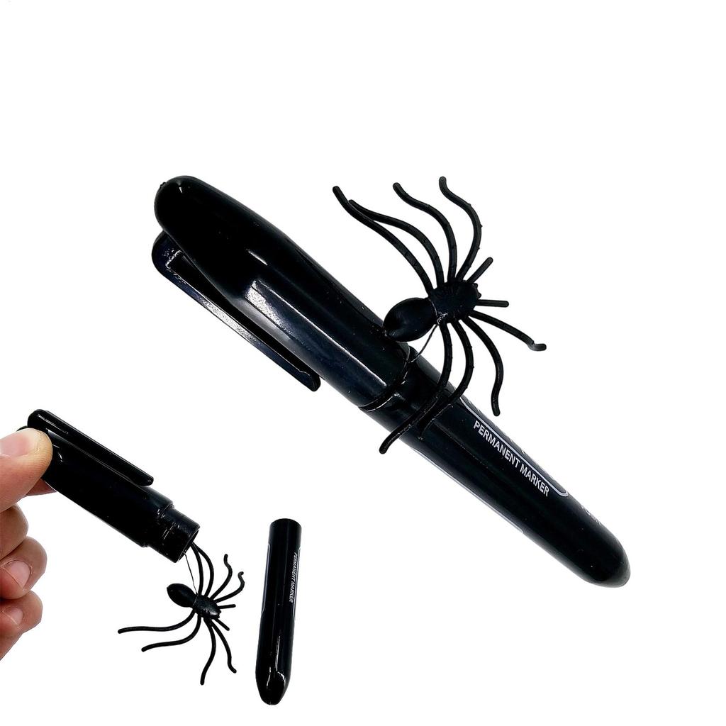 Party Spider Prank Pen Prop Relaxation Companion Spider Pen For Prank Fun For Women Men Family Students Colleagues Children