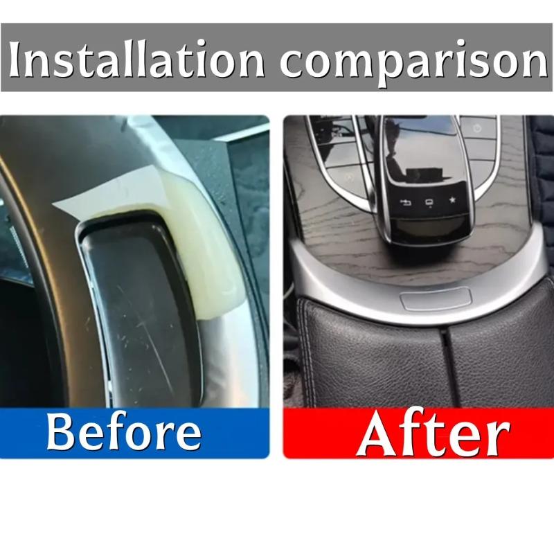 BAPM7 Styling Mouldings Car Central Armrest Box Switch Button Cover Replacement For Mercedes Benz C GLC Class W205 W253 2015-2021 Inte