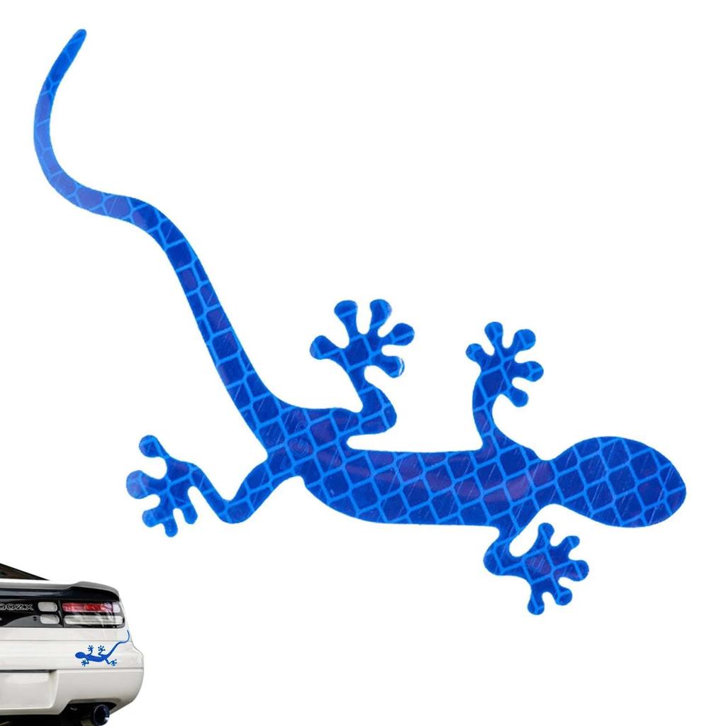 Gecko Car Sticker,3D Car Decal For Covering Scratches Gecko - Reflective Warning Sign Car
