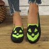 2025 New Women's Halloween Pumpkin Print Breathable Shoes
