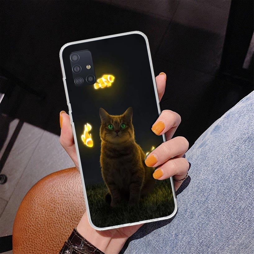 Cool Animal Big Cat Tiger Phone Case For Samsung Galaxy A52 A32 A22 A12 A51 A31 A50S A30S A20S A10S Note 20 Ultra 10 Plus S10 A7