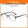 Flat Optical Glasses Frame With Blue Light Blocking For Stylish Office Use