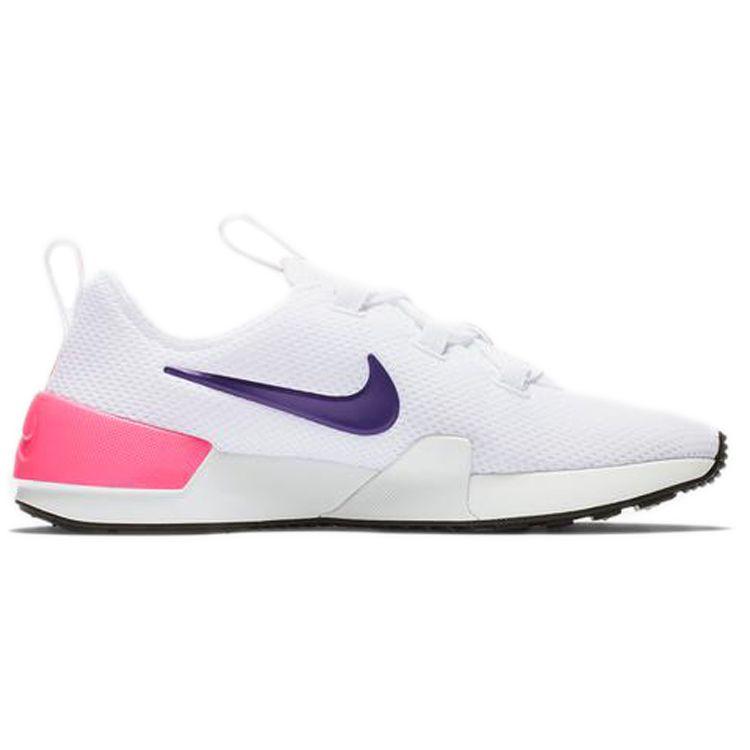 Nike Ashin Modern Mesh Casual Lightweight Shock Absorbing Slip Resistant Low Top Lifestyle Shoes Women Sneaker White Pink AJ8799-103