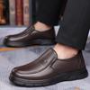 Fashion Solid Color Cow Leather Dress Shoes for Men Fashion Casual Spring Autumn British New Designer Loafers Shoes Man