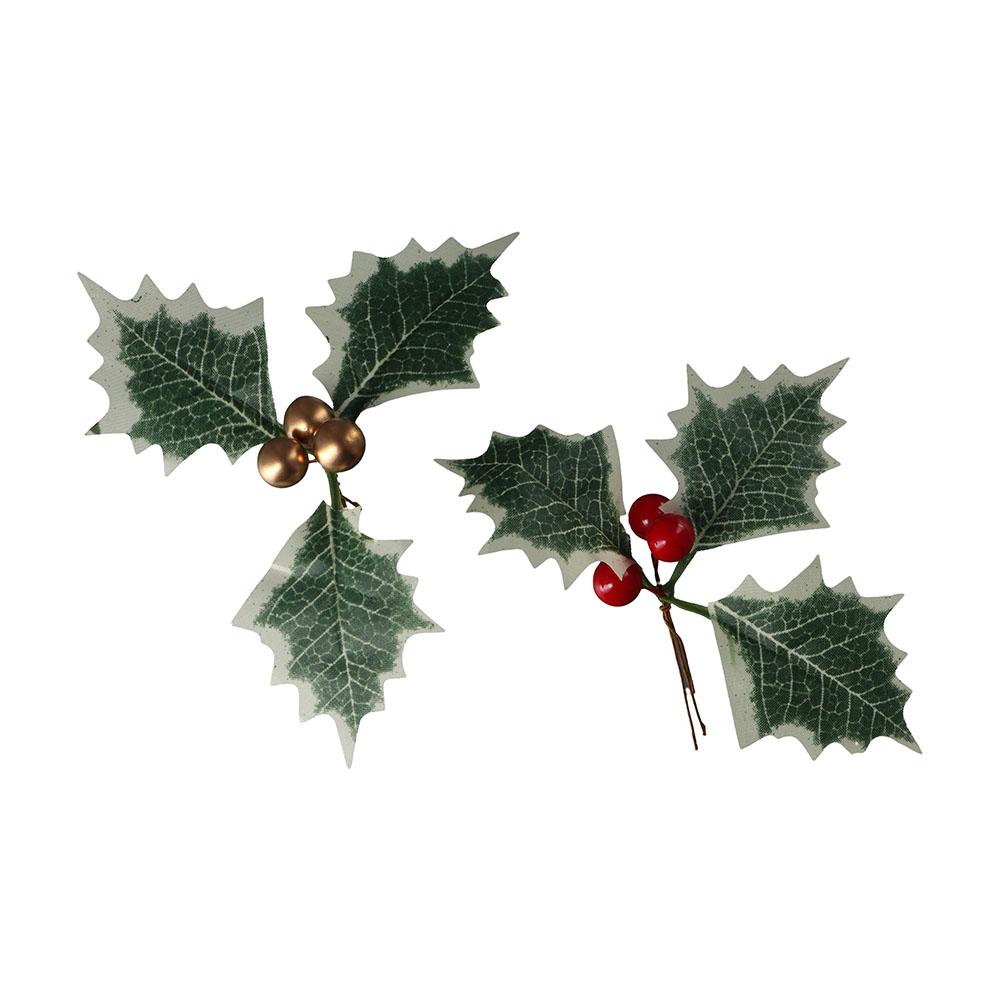 Holiday Party Christmas Decorations Handcraft Accessories Artificial Leaf Berry Fake Fruit Plant
