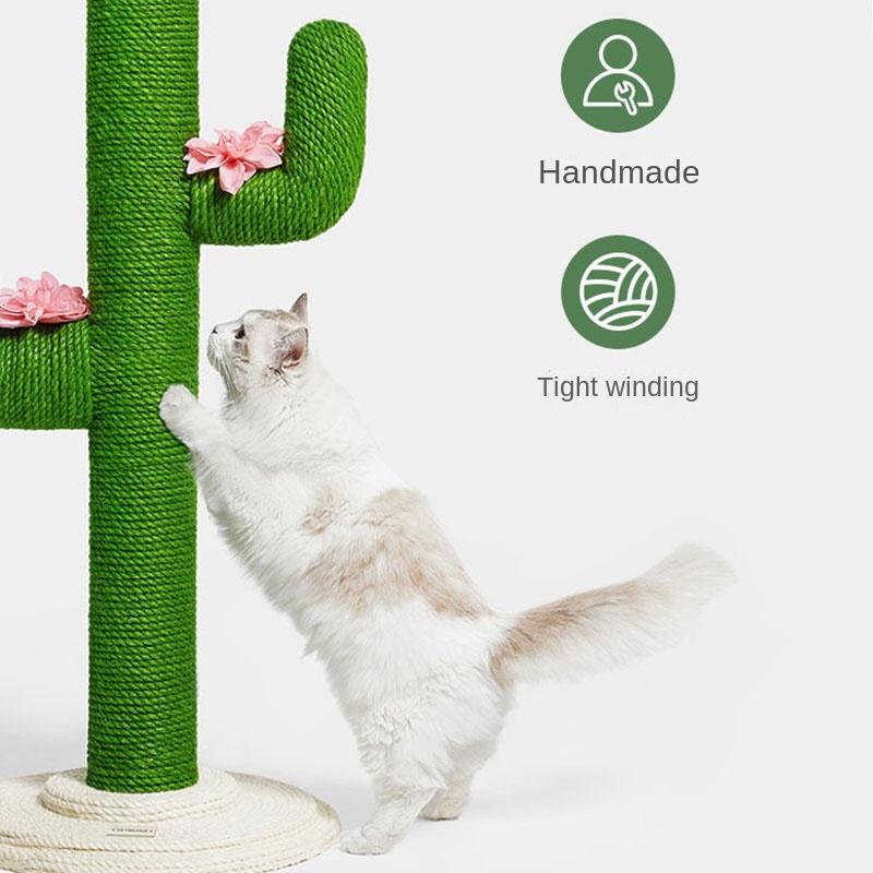 Home Cat Climbing Scratching Platform Game Play Wear-resistant Cat Tree Tower Rest Sleep Entertainment Pet Supplies Complete