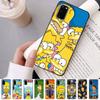Adult Animation Simpsons Phone Case For Samsung S 24 Fe 25 Ultra Plus 20 Lite 21 30 22 23 24 22 Ultra 5G Fundas