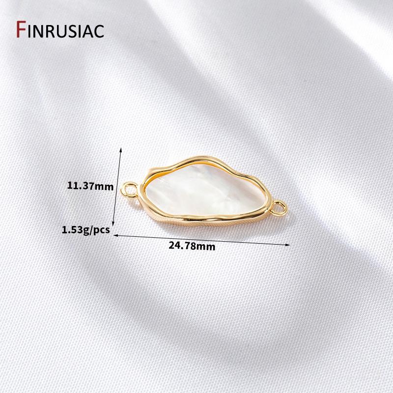 14K Gold Plated Brass Inlaid Zircon Shell Violin/Key/Tail/Butterfly Charms For DIY Jewelry Making Supplies Necklace Accessories
