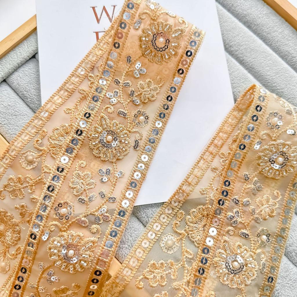 Eugen Yarn Solid Color Computer Machine Embroidery Beads Barcode Window Accessories Clothing Accessories Lace Accessories