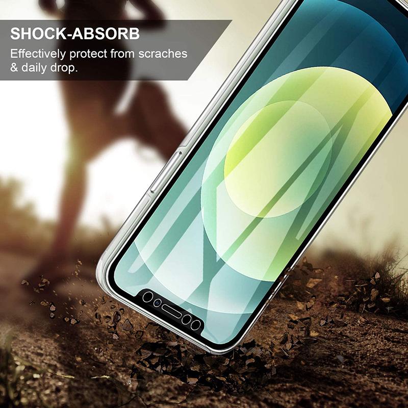 360 Dvojitý plně ochranný kryt na telefon Pro iPhone 13 12 11 Pro X XR XS Max 8 7 6S 6 Plus Průhledný měkký silikonový tvrdý PC kryt
