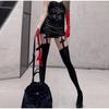 Medias de Cruz Gótica para Mujer Cinturón Sexy Medias Negras Calcetines Medias Blancas Hasta el Muslo Calcetines Pantimedias de Cosplay Lolita
