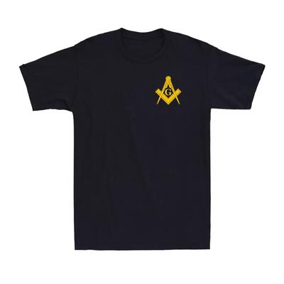 Masonic Chest Logo Square And Compass Freemason T Shirt