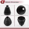 1 Set CV Joint Boot Kit for Mitsubishi Outlander 2008-2013 Outer Constant Velocity Joint Boot W/Clamps No.3817A099 Black Rubber