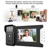 7inch Wired Color Video Intercom Doorbell Night Vision Rain proof Door Bell