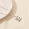 O Chain Around Neck Necklace Waterproof Stainless Steel Conch Shell Starfish Pendant Necklaces For Women Men Accessories Jewelry