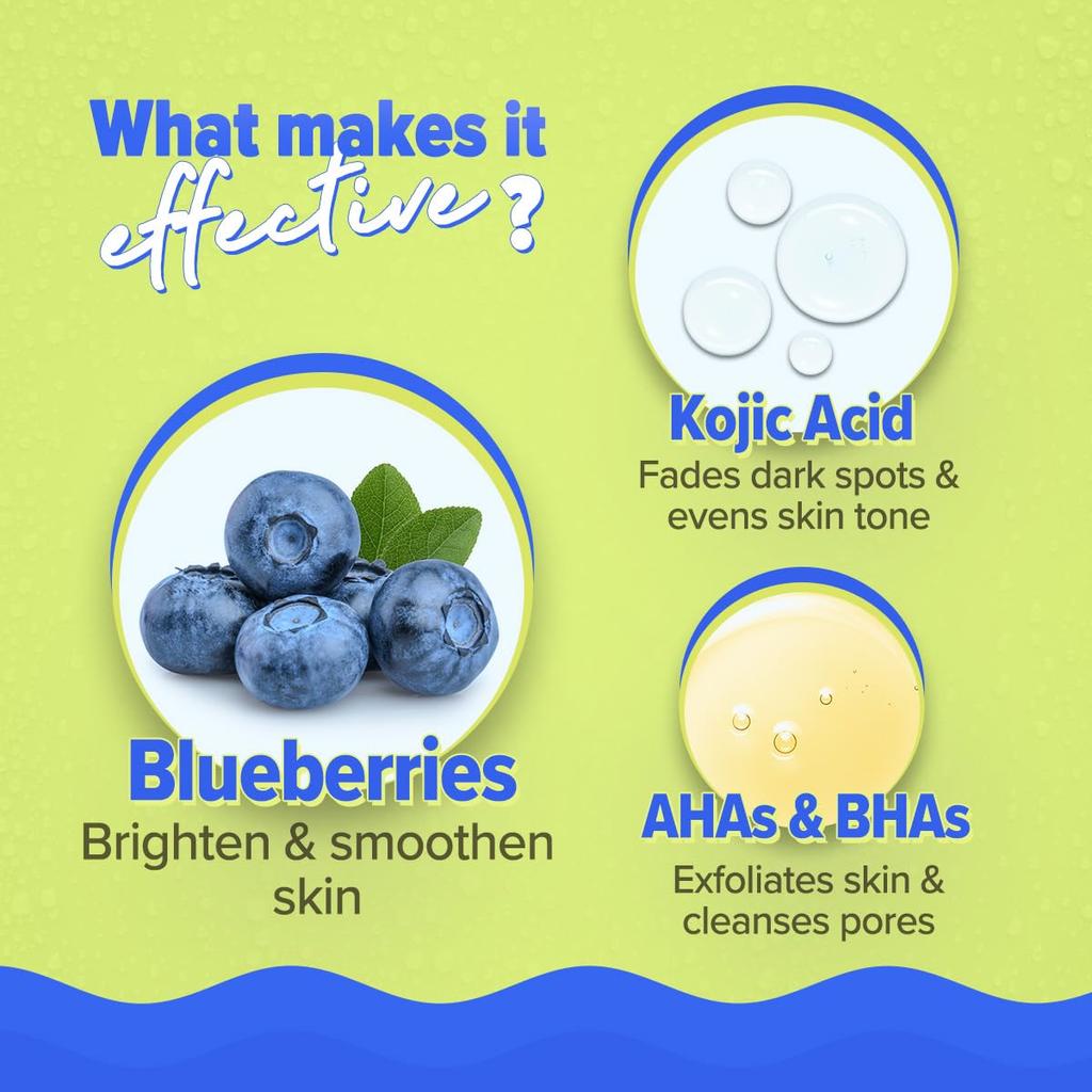 Aqualogica Bright+ Smoothie Face Wash 100 ml Pack of 1 | Brightening, Deep Cleansing & Gentle Exfoliation for Glowing Skin
