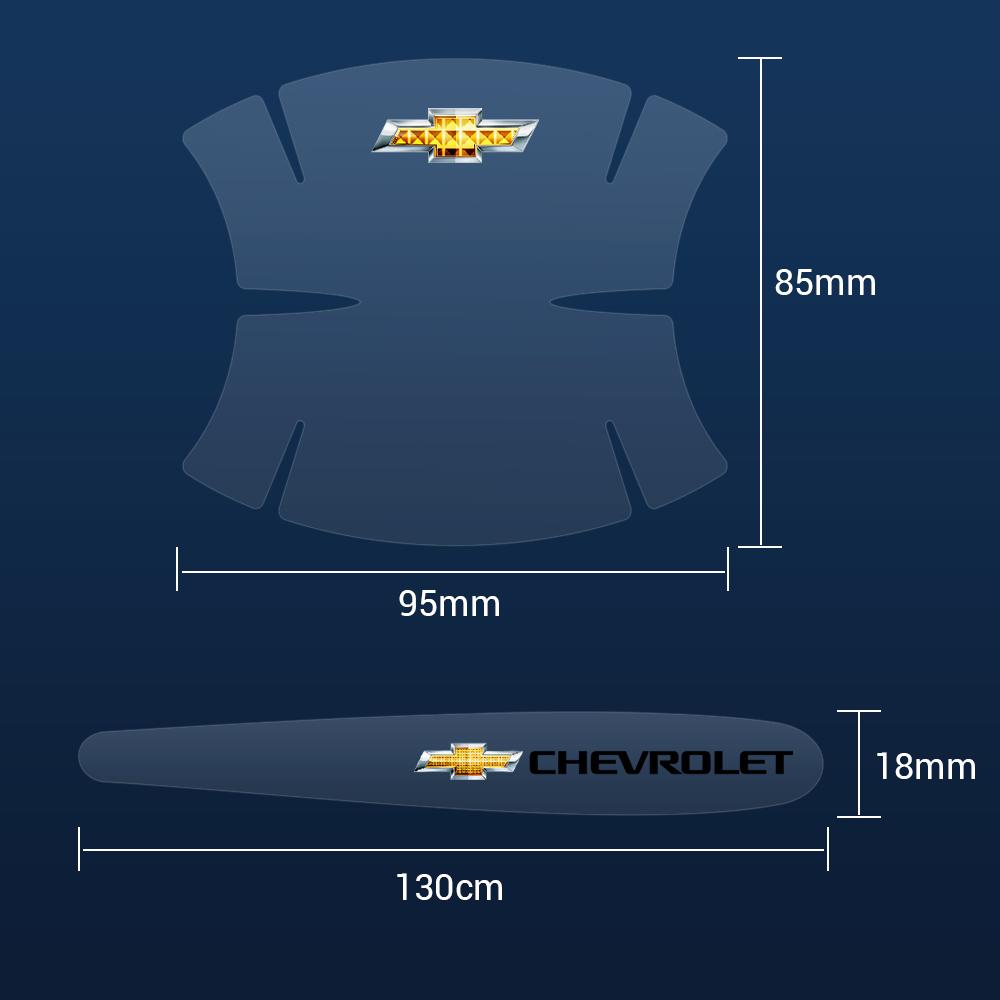8pcs Car Sticker Transparent Car Door Handle Bowl Scratches Protector Decal For Chevrolet Cruze Orlando Captiva Sail Aveo Malibu