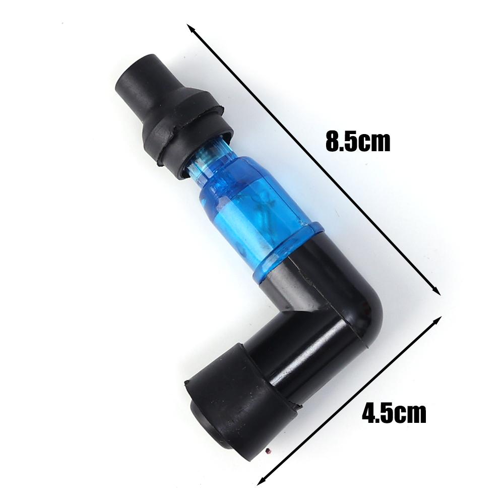 Universal Waterproof  Motorcycle Spark Plug Cap Flashing Spark Plug Cap Dustproof Motorcycle Modification Repair Accessories