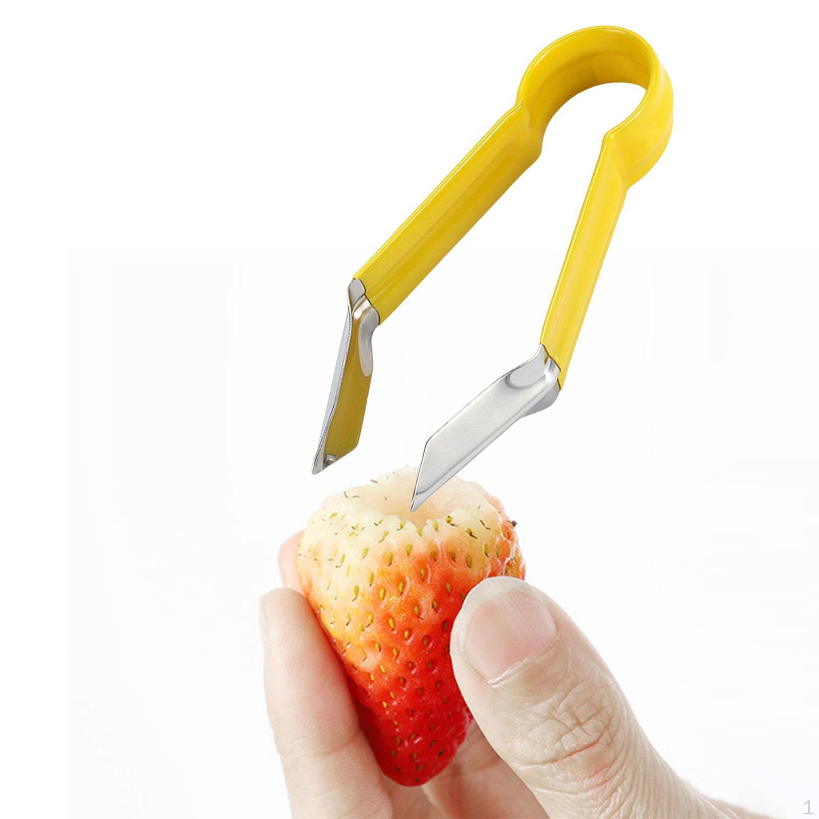 

Инструмент для очистки глаз от клубники, фруктов и овощей, средство для удаления пятен на фруктах жёлтый