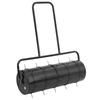 Vidaxl Walec Do Trawnika Z Aeratorem, Czarny, 63 L, Żelazo I Stal