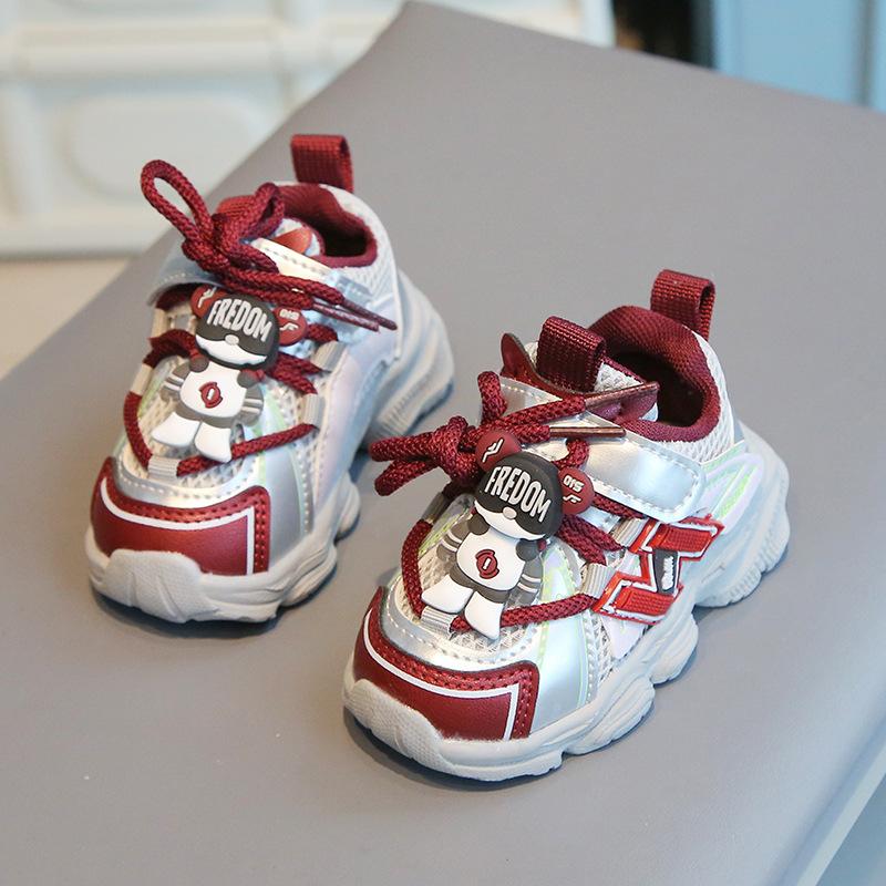 

Children s sports shoes dad shoes autumn and winter new baby toddler shoes lightweight non-slip kindergarten shoes for men and women Size 16-20, please take 5 pairs
