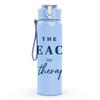 1PC The Beach Is My Therapy Letter Print 750ml Color Plastic Sports Water Bottle Leakproof Flip Straw Lid Suitable for Sports Office Home Use