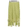 2025 Summer Embroidered Tassel High-End Women’s Wrap Skirt In Solid Colors