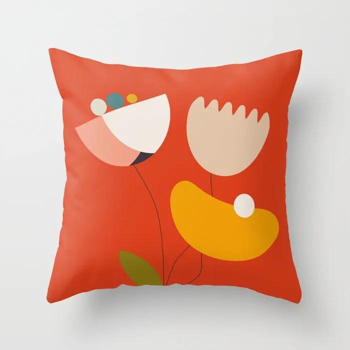 Bedroom Living Room Decoration Home Decor Abstract Pattern  Sofa Cushion Cover