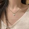 New Chinese Zen Ethnic Style Butterfly Necklace Women'S High Sense Retro Collarbone Chain Sweater Chain Accessories