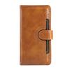 For iPhone Air Case Split Leather Magnetic Wallet Phone Protector with Wrist Strap