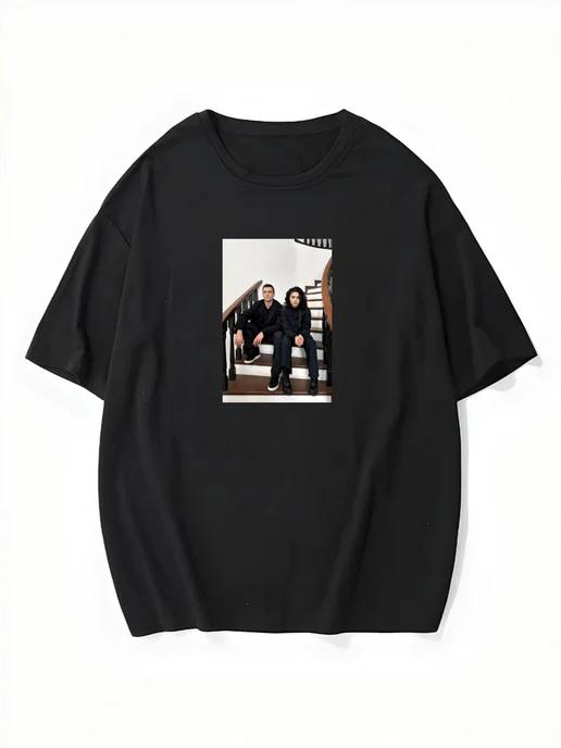 Oversized T-shirt with a Wild Alaz and Asi print M