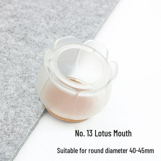 Transparent Non-Slip Chair and Table Leg Protective Covers
