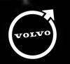 2Pcs lamp Volvo V40V60V90XC40XC60XC90S90 projector Logo car LED welcome lamp ghost projection lamp car supplies.