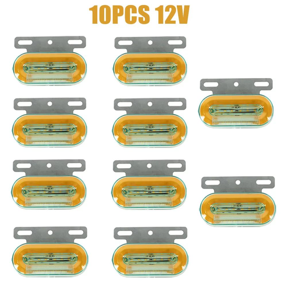 Truck Clearance Lights 12/24V LED Trailer Side Marker Lights Turn Signal Lamp Red White Amber Lorry Tractor Tail Light