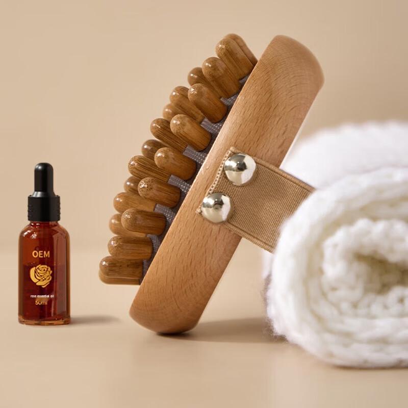 Yiming Wooden Meridian Massage Brush Set