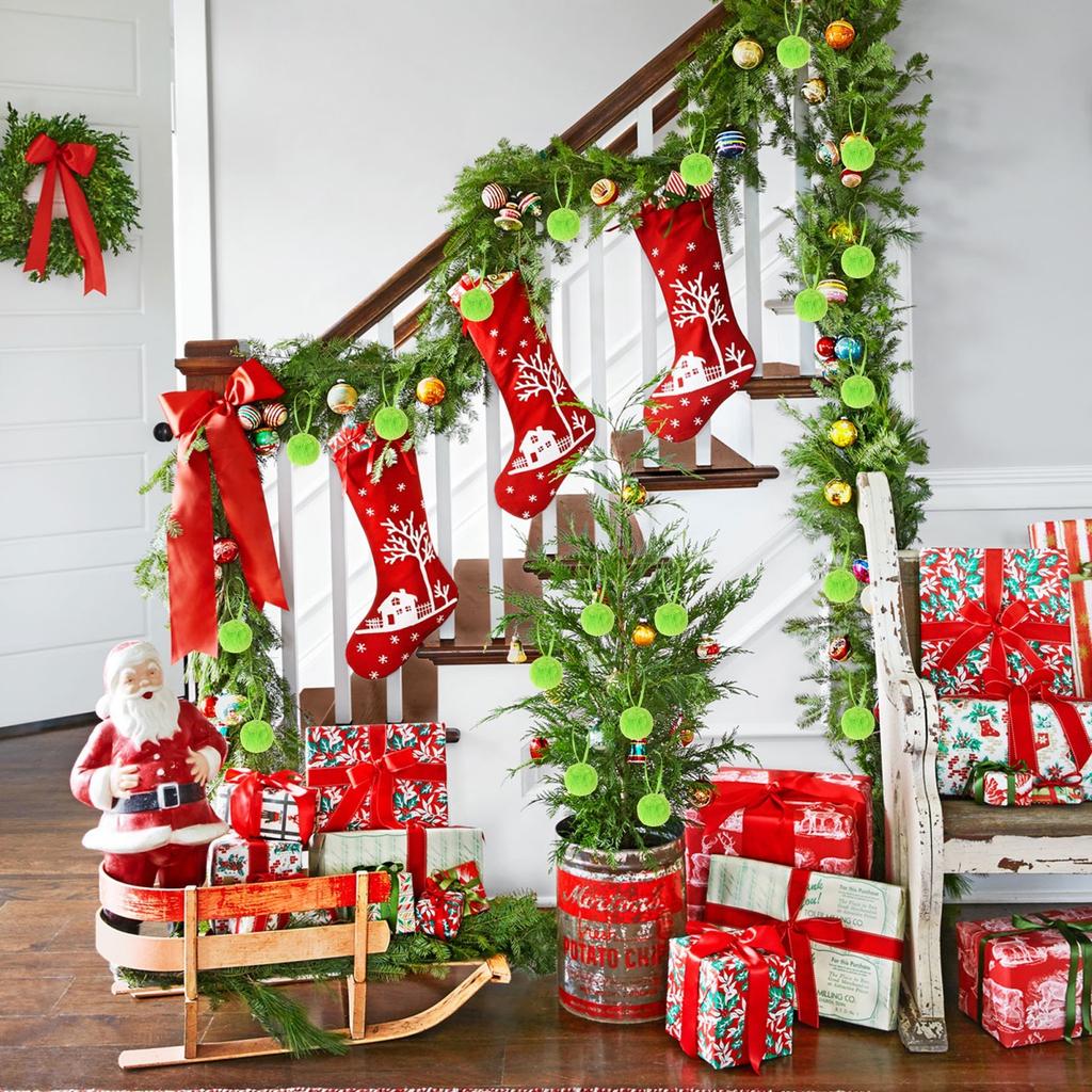 Weihnachtsdekoration Weihnachtsbaum Plüschkugel Hängedekoration Weihnachtsatmosphäre