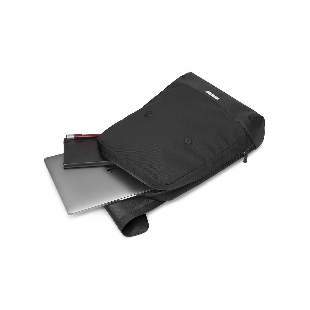 Moleskine Metro Slim Backpack, Men's, Black, One Size, Fits 15-inch Laptop, Business Backpack