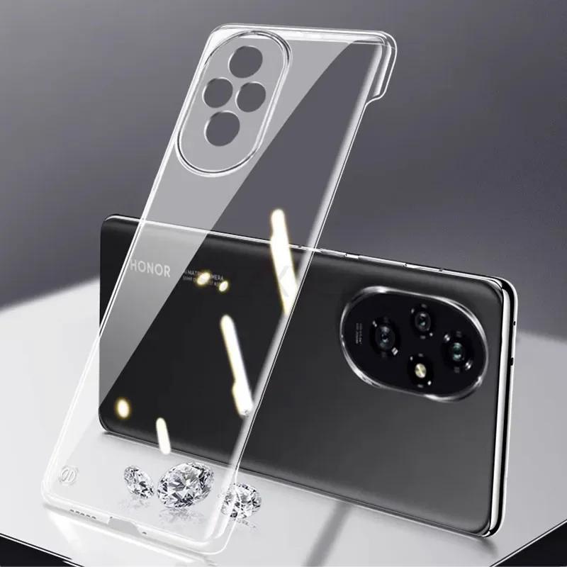 

Безрамный магнитный чехол для Magsafe Slim для Honor 200 Pro Honor200 Pro 5G Wireless Charging Hard Back Cover For Honor 200