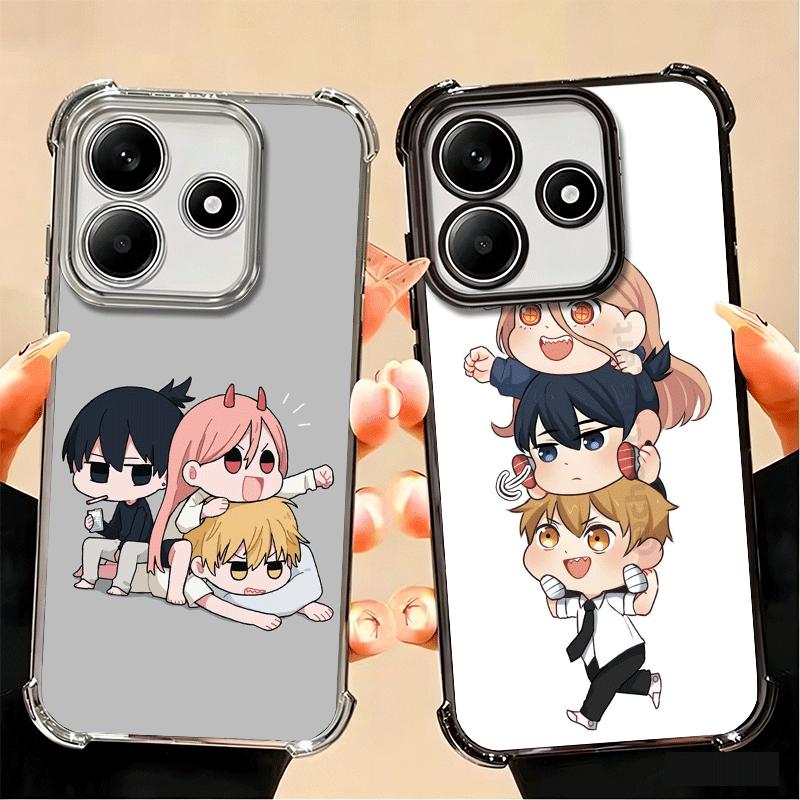Süßes CSM Anime Charakter Weiches Handyhülle Für Xiaomi Poco X7 X8 Pro Max X6 X5 X3 F8 Ultra F7 M8 M7 M5S Redmi 15C 15A 15 14C 13C 1