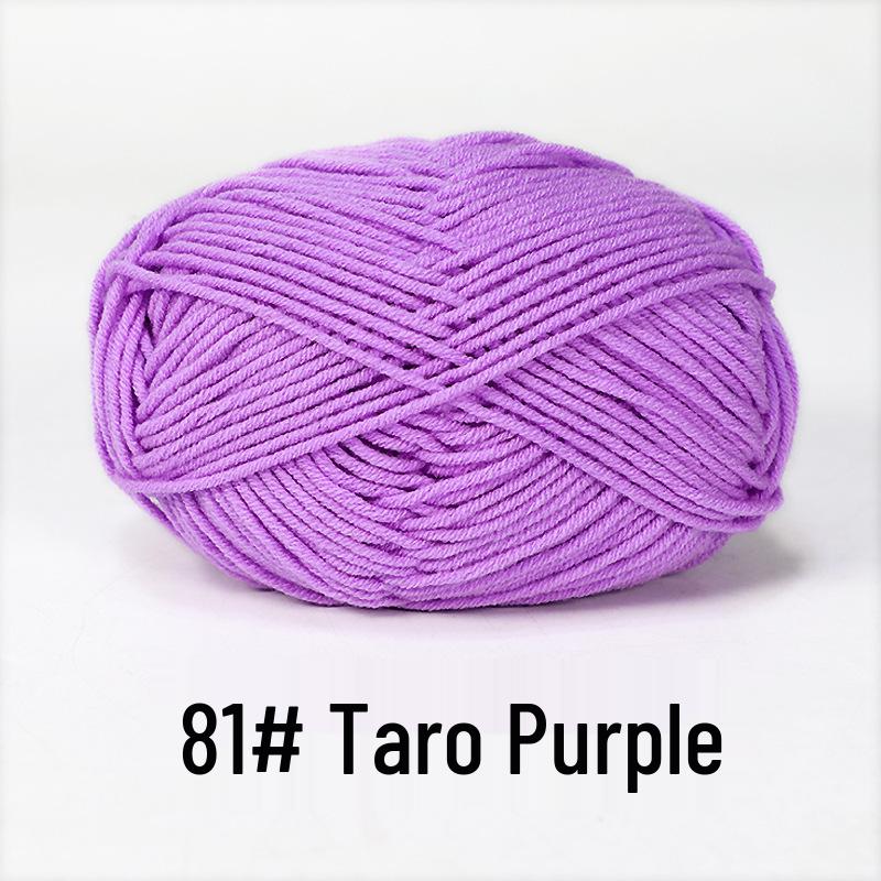 Baby 4-lagiges Milchbaumwollgarn zum Stricken von DIY-Schals oder Decken