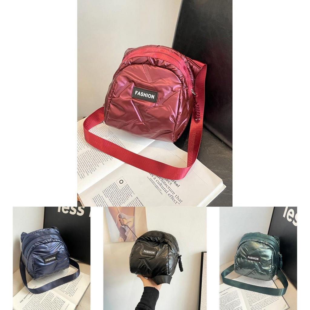 Fashion Letter Minimalist Womens Cotton Crossbody Bag With Zipper Closure For Daily Casual Use