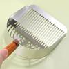 Stainless Steel Cat Litter Scoop Long Handle Pet Waste Shovel Cleaning Tool Toilet Garbage Picker Litter Box Cats Supplies
