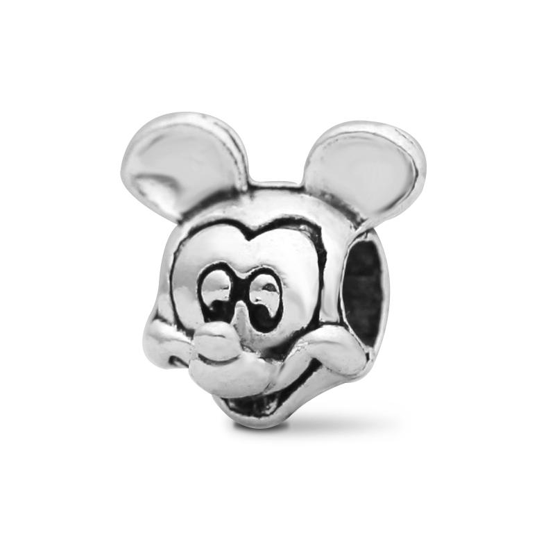 2 PCS/Lot MIX Style Colorful Enamel Minnie Stitch Charms Beads Pendant for DIY Jewelry Making Accessories