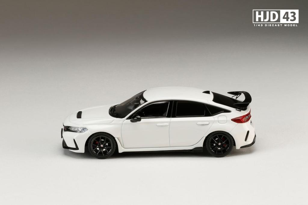 HobbyJAPAN HJD43 Scale Honda Civic TYPE R RACING BLACK Package Championship White Finished Product HJD431003W 1/43 (FL5)
