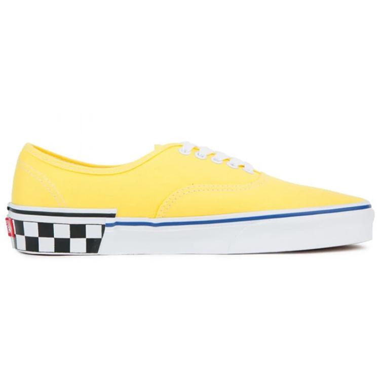 Vans Authentic 'Check Block Blazing Yellow' VN0A38EMVJS