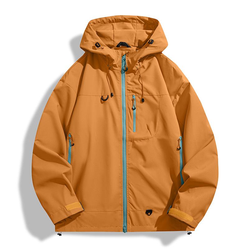Hooded New Top Jacket Outdoor Three-proof Jacket Spring and Autumn