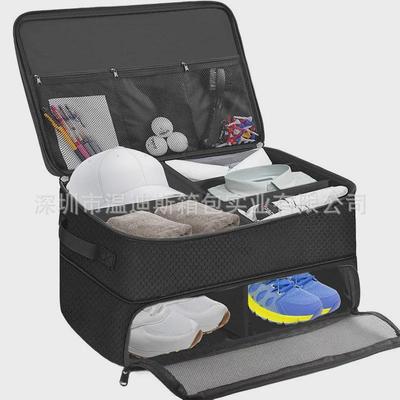 Large Capacity Golf Bag with Shoe & Hat Storage - Multifunctional Outdoor Sports Organizer